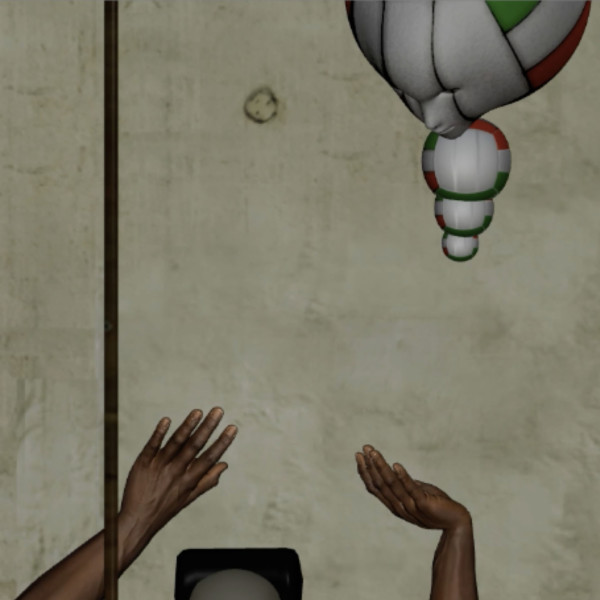 I am a volleyball tossed by my hands（2016）