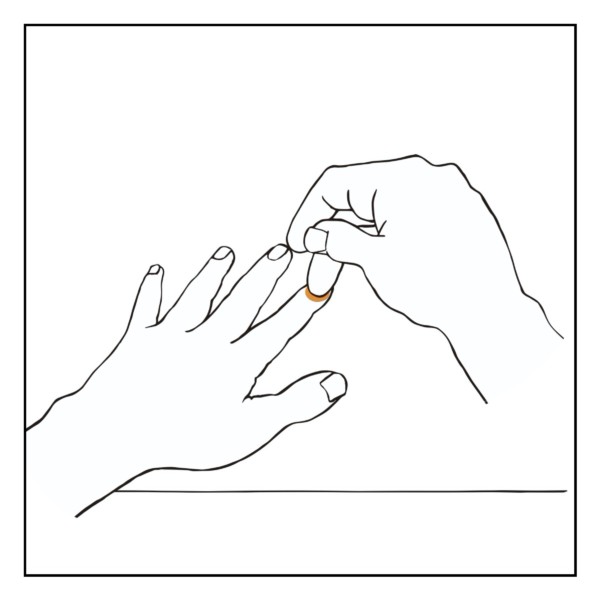 指サックの指錯覚（主観）