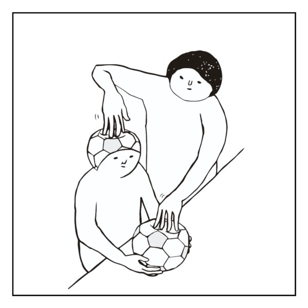 サッカーボールヘッド・イリュージョン(主観)